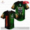 Jack Skellington All Over Print Black Baseball Jersey