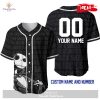 Personalized Eeyore Donkey Winnie The Pooh All Over Print Pinstripe White Baseball Jersey