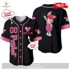 Personalized Peter Pan Playing Baseball All Over Print Black Baseball Jersey