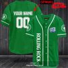 Personalized Snow White Princess Playing Baseball All Over Print Black Baseball Jersey