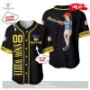 Personalized Stitch Disney All Over Print Pinstripe White Baseball Jersey