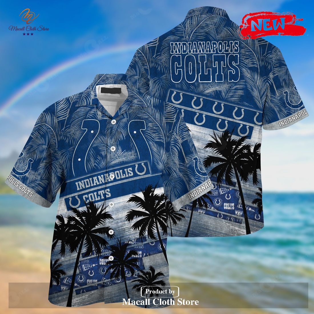 Indianapolis Colts NFL Design 9 Beach Hawaiian Shirt Men And Women For Fans  Gift - Limotees