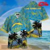 Los Angeles Rams NFL Palm Tree Pattern For Sports Fans Unisex Hawaiian Shirt and Short