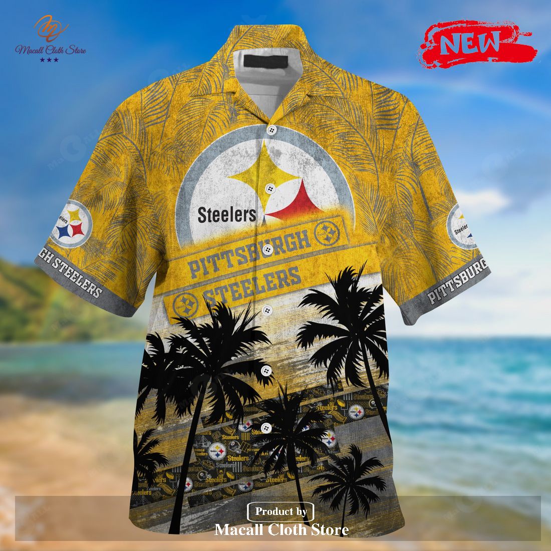 Pittsburgh Steelers NFL Hawaiian Shirt And Short Summer Vintage US