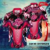 Personalized Name Atlanta Braves MLB Flower Pineapple Summer Baseball For Sports Fans Hawaiian Shirt and Short
