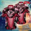 Personalized Name Atlanta Falcons NFL Flower Pineapple Summer Football For Sports Fans Hawaiian Shirt and Short