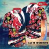 Personalized Name Buffalo Bills NFL Flower Mix Black Summer Football For Sports Fans Hawaiian Shirt and Short
