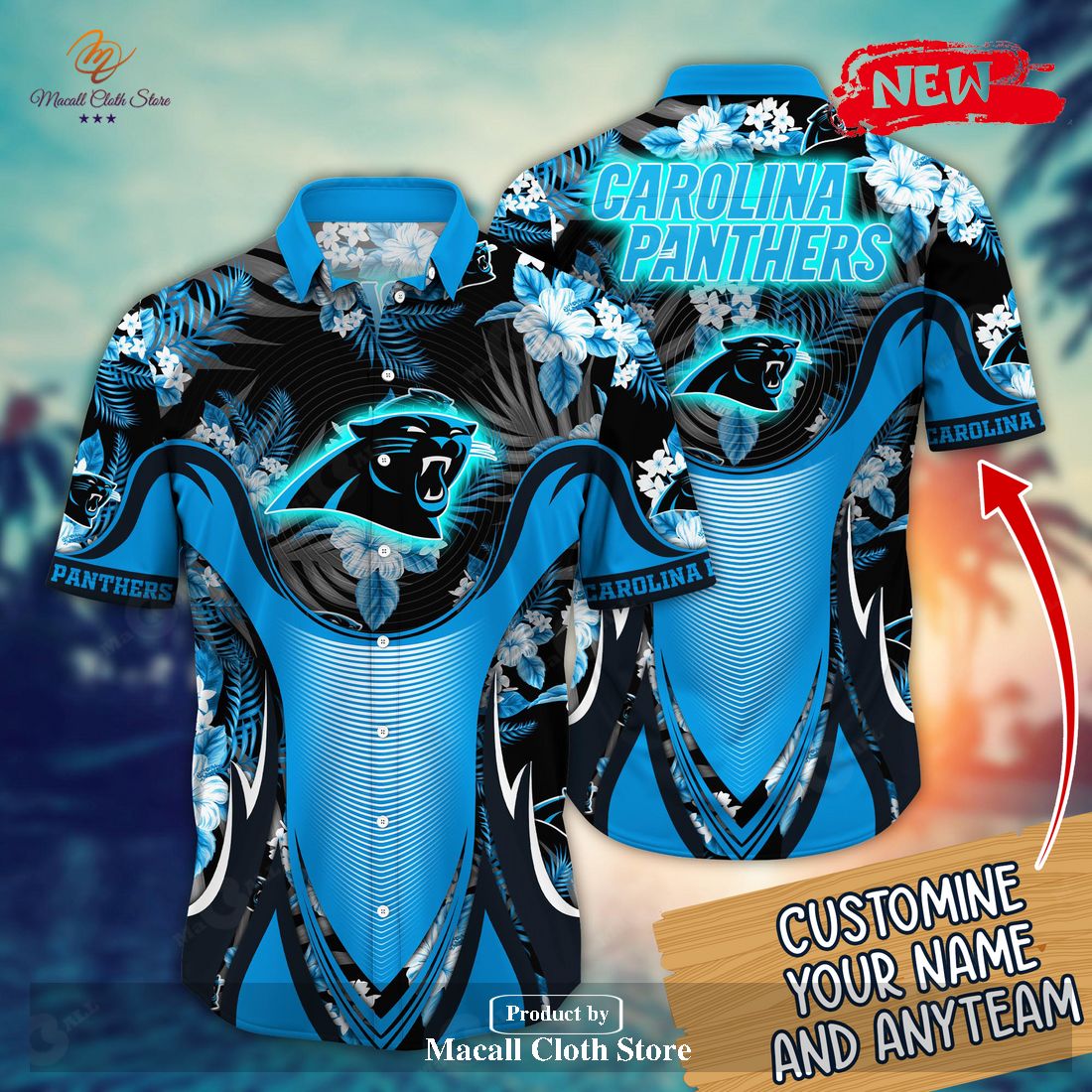 Carolina Panthers NFL Flower Hawaiian Shirt Summer Football Best Idea For  Real Fans