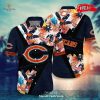 Personalized Name Chicago Bears NFL Flower Pineapple Summer Football For Sports Fans Hawaiian Shirt and Short