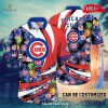 Personalized Name Chicago White Sox MLB Flower Black Luxury Summer Baseball For Sports Fans Hawaiian Shirt and Short