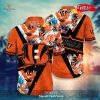 Personalized Name Cincinnati Bengals NFL Flower Pineapple Summer Football For Sports Fans Hawaiian Shirt and Short