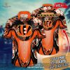 Personalized Name Cincinnati Bengals NFL Flower Pineapple Summer Football For Sports Fans Hawaiian Shirt and Short