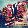 Personalized Name Cleveland Indians MLB Flower Black Luxury Summer Baseball For Sports Fans Hawaiian Shirt and Short