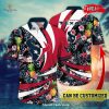 Personalized Name Houston Texans NFL Flower Mix Black Summer Football For Sports Fans Hawaiian Shirt and Short