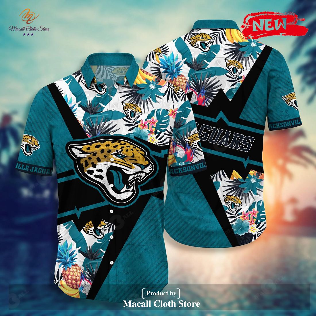 Jacksonville Jaguars NFL Sport Team Flower Tropical Hawaiian Shirt -  Banantees