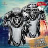 Personalized Name Las Vegas Raiders NFL Flower Pineapple Summer Football For Sports Fans Hawaiian Shirt and Short