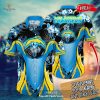 Personalized Name Los Angeles Chargers NFL Flower Pineapple Summer Football For Sports Fans Hawaiian Shirt and Short