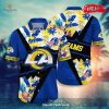 Personalized Name Los Angeles Dodgers MLB Flower Pineapple Summer Baseball For Sports Fans Hawaiian Shirt and Short