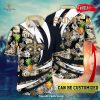 Personalized Name New Orleans Saints NFL Flower Mix Black Summer Football For Sports Fans Hawaiian Shirt and Short