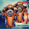 Personalized Name New York Mets MLB Flower Pineapple Summer Baseball For Sports Fans Hawaiian Shirt and Short