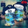 Personalized Name New York Yankees MLB Flower Black Luxury Summer Baseball For Sports Fans Hawaiian Shirt and Short