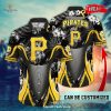 Personalized Name Pittsburgh Pirates MLB Flower Pineapple Summer Baseball For Sports Fans Hawaiian Shirt and Short