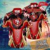 Personalized Name San Francisco 49ers NFL Flower Pineapple Summer Football For Sports Fans Hawaiian Shirt and Short