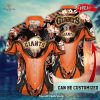 Personalized Name San Francisco Giants MLB Flower Pineapple Summer Baseball For Sports Fans Hawaiian Shirt and Short