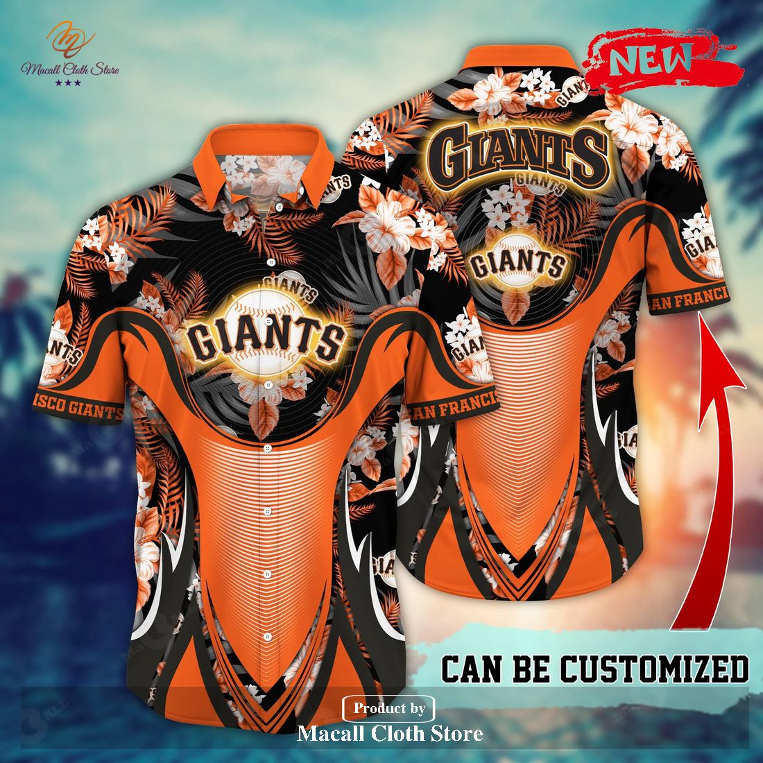 San Francisco Giants MLB Custom Name Hawaiian Shirt Cheap For Men Women - T- shirts Low Price