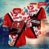 Personalized Name Tampa Bay Buccaneers NFL Luxury Flower Summer Football For Sports Fans Hawaiian Shirt and Short