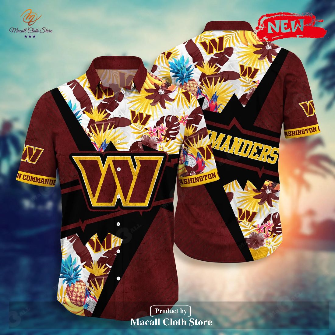 Washington Commanders NFL Flower Hawaiian Shirt Style Gift For Men Women  Fans - YesItCustom