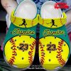 Personalized Name Number Colorful Baseball Crocs Classic Clog Shoes
