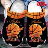 Personalized Name Number Funny Dabbing Basketball Hoops Clogsack Crocs Classic Clog Shoes