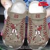 Personalized Name Number Watercolor Basketball Crocs Classic Clog Shoes