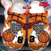 Personalized Number Black – White Ice Hockey Puck Break The Goal Crocs Classic Clog Shoes