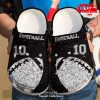 Personalized Number Football American Crocs Clog Shoes