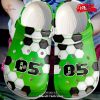 Personalized Number Sclogsatch Softball Ball White Crocs Classic Clog Shoes