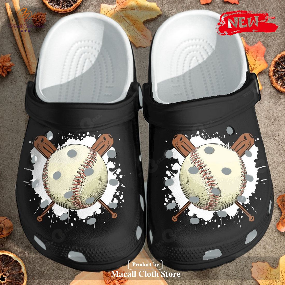 Personalized Baseball Crocs Shoes Clogs Softball Outdoor Shoes For Men Women
