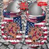 Personalized Name Baseball Crocs Abraves Baseball Logo Team Clog Shoes