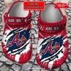Personalized Name Baseball Crocs Abraves Team Clog Shoes