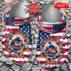 Personalized Name Baseball Crocs Mmarlins Baseball Logo Team Clog Shoes