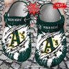 Personalized Name Baseball Crocs Ny Yankees Watercolor New Clog Shoes