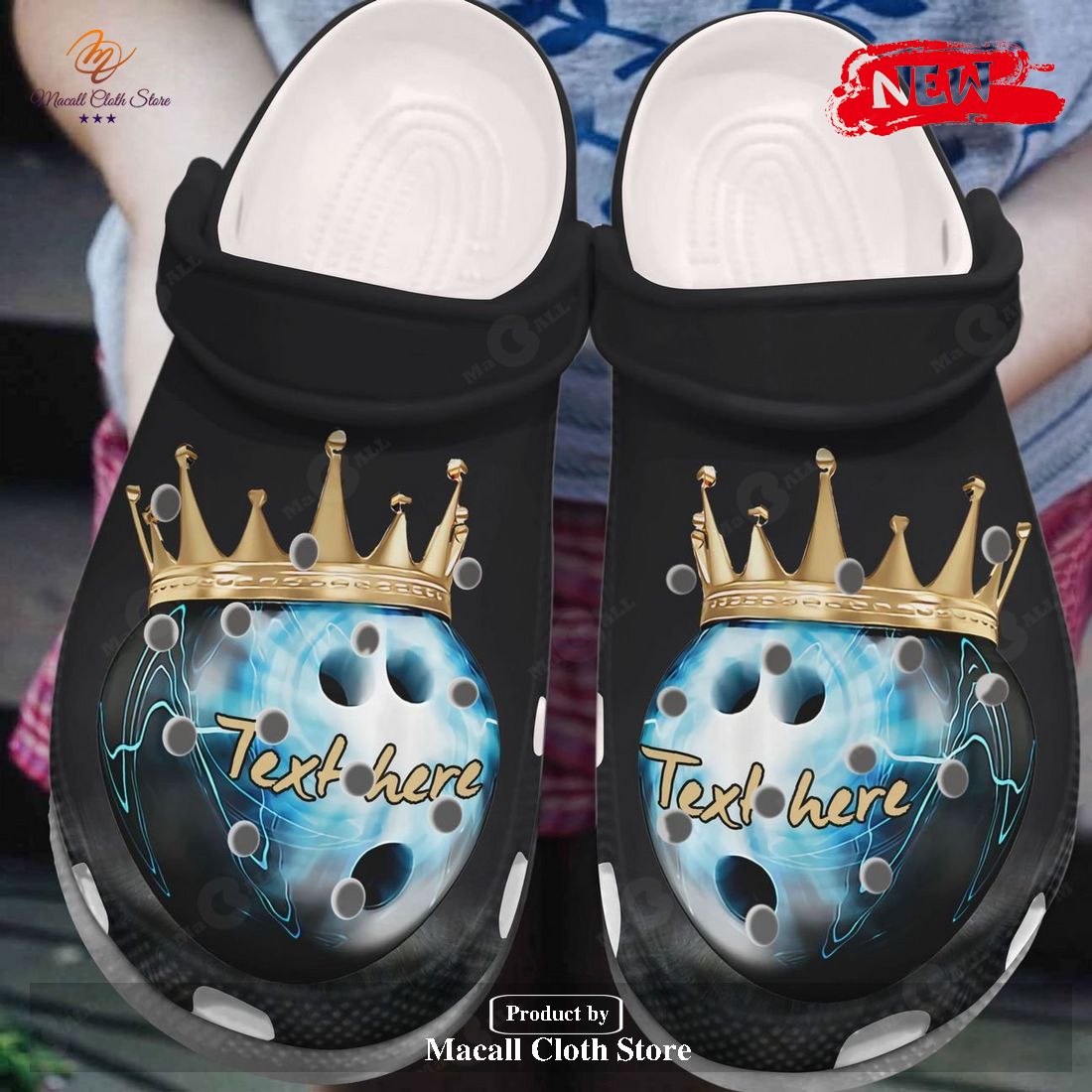 Personalized Name Bowling King Crocs Classic Clog Shoes Personalized Name Bowling King Crocs Classic Clog Shoes