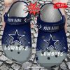 Personalized Name Football Crocs Gpackers Half Tone Drip Flannel Clog Shoes