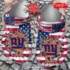 Personalized Name Football Crocs No Saints Half Tone Drip Flannel Clog Shoes