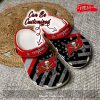 Personalized Name Football Crocs Tb Buccaneers Polka Dots Colors Clog Shoes