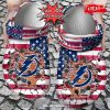 Personalized Name Hockey Crocs Ppenguins Star Flag Clog Shoes
