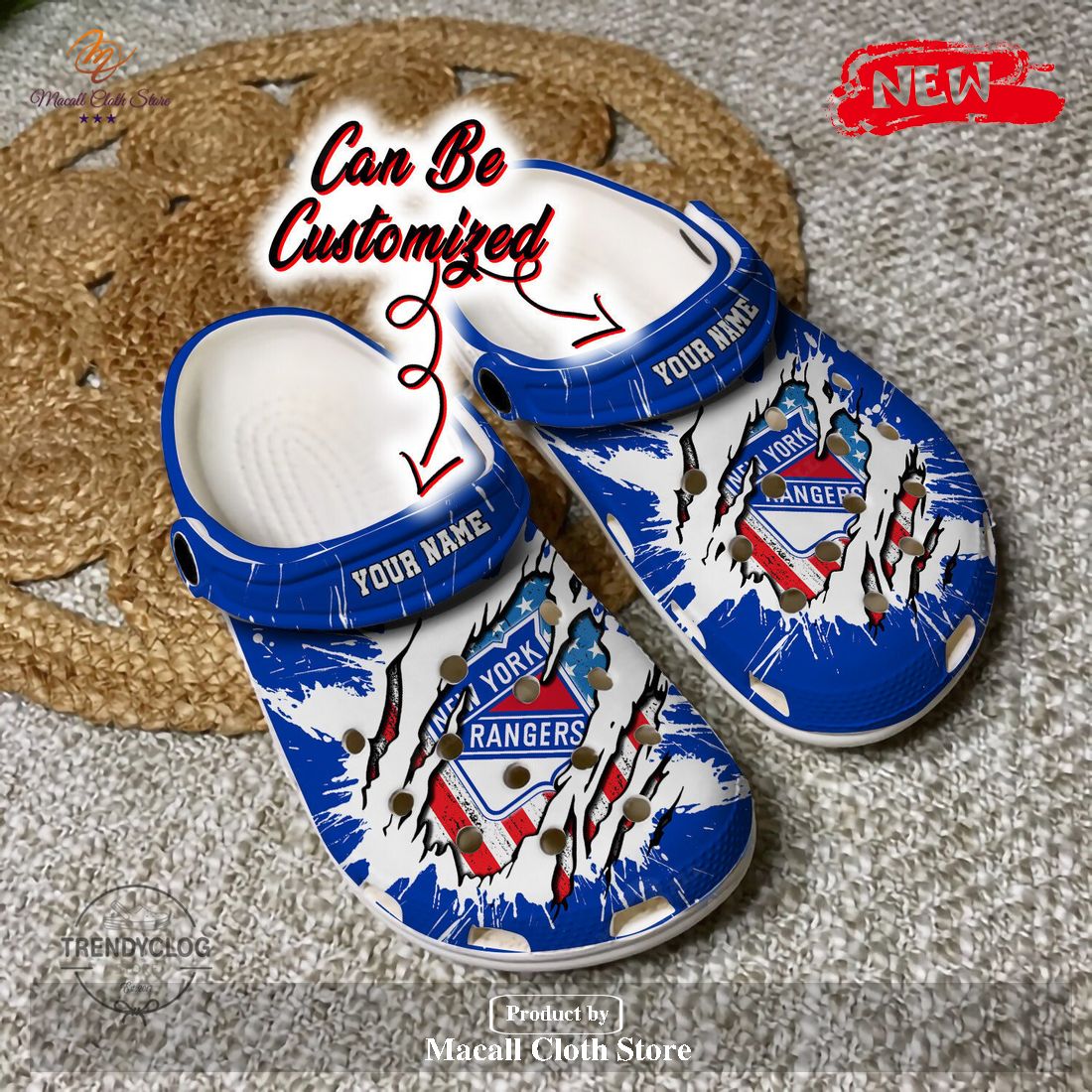Personalized Name Rangers Crocs Ny Rangers Hockey Ripped American Flag Clog Shoes Personalized Name Rangers Crocs Ny Rangers Hockey Ripped American Flag Clog Shoes