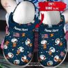 Personalized Name Snoopy And Woodstock Snoopy And Charlie Brown The Peanuts Movie Snoopy Characters Crocs Classic Clog