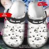 Personalized Name Snoopy White Crocs Classic Clog Shoes